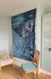 WOVEN BLANKET / WALL HANGING 'Float' by Marta Hutt