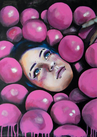 'Lalaland' ORIGINAL PAINTING by Marta Hutt