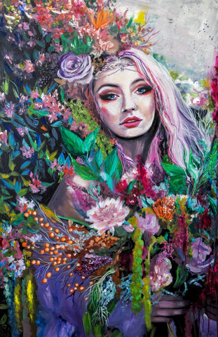 'Gaia' ORIGINAL PAINTING by Marta Hutt