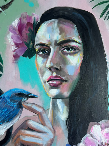 'Māhū' ORIGINAL PAINTING by Marta Hutt