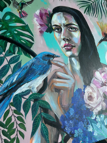 'Māhū' ORIGINAL PAINTING by Marta Hutt