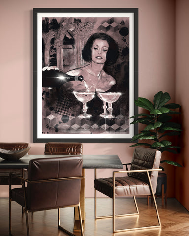 'Prosecco in Rome' ART PRINTS  by Marta Hutt