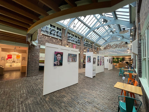 'Smoking Frida' CANVAS print by Marta Hutt