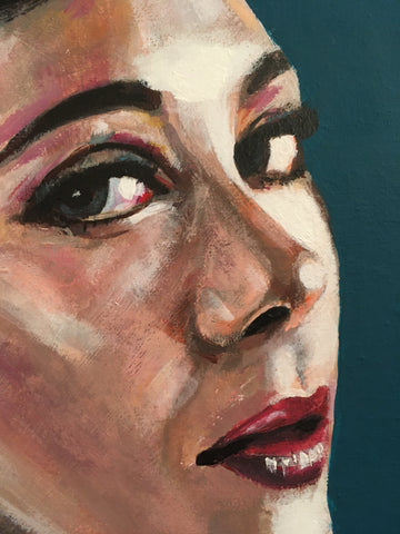 'I saw you looking' ORIGINAL PAINTING by Marta Hutt