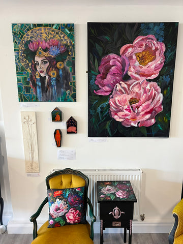 'Lotus' ORIGINAL PAINTING by Marta Hutt