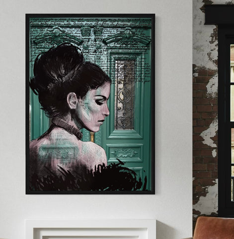 'The Door' ART PRINTS  by Marta Hutt