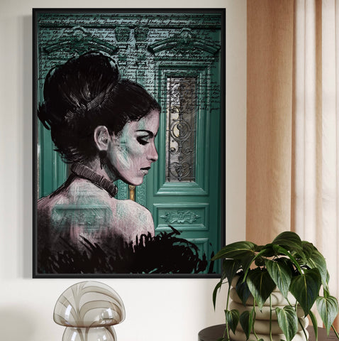'The Door' ART PRINTS  by Marta Hutt