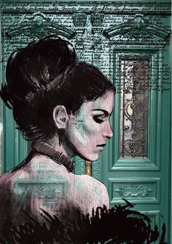 'The Door' ART PRINTS  by Marta Hutt
