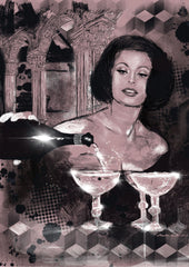'Prosecco in Rome' ART PRINTS  by Marta Hutt