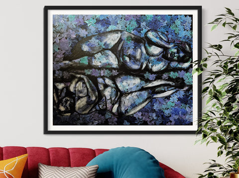 'Summer Body' ART PRINTS by Marta Hutt