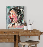 'Temper Tantrum' ORIGINAL PAINTING by Marta Hutt