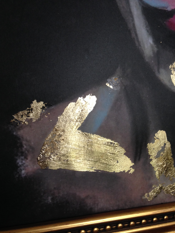 'Attitude Gold' ART PRINTS by Marta Hutt