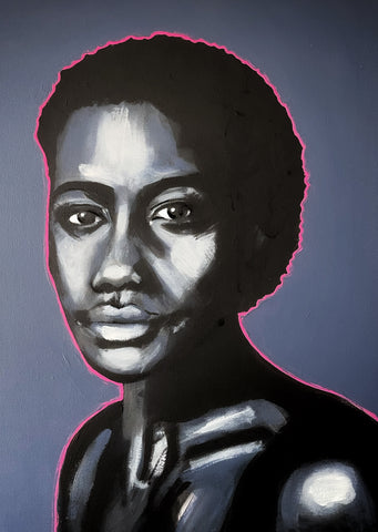 'Midnight Blue' ART PRINTS by Marta Hutt