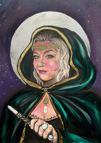 'The Good Witch' ART PRINTS by Marta Hutt