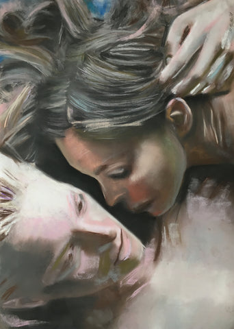 'Pillow Talk' ART PRINTS by Marta Hutt