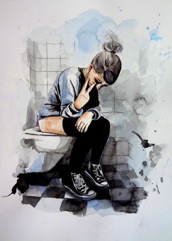 'Shit Art' ART PRINTS by Marta Hutt