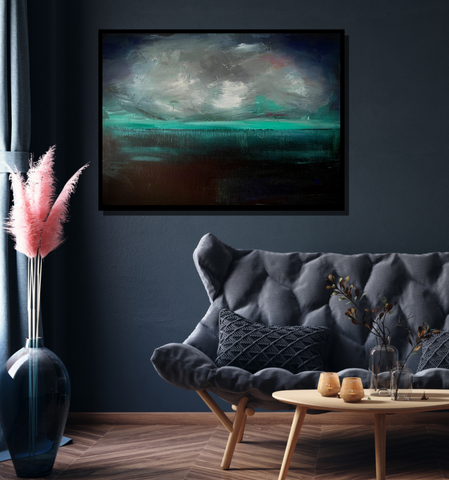 'Atlantic by Night' ART PRINTS by Marta Hutt