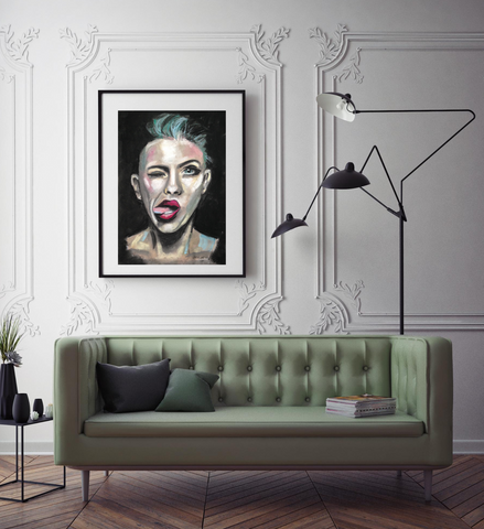 'Attitude' ART PRINTS by Marta Hutt