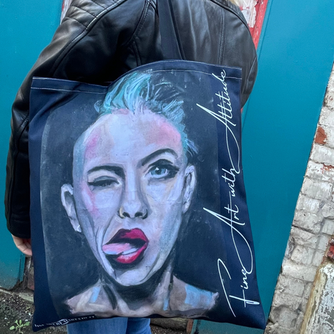 'Attitude' TOTE BAG by Marta Hutt