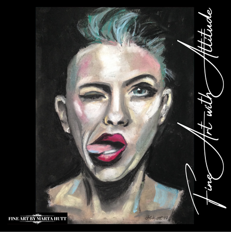 'Attitude' TOTE BAG by Marta Hutt