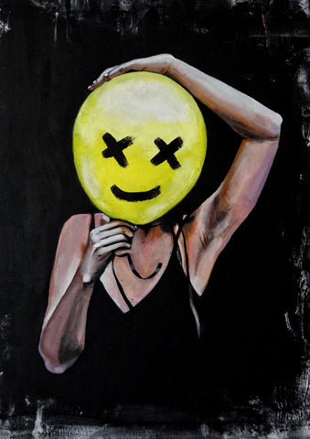 'Balloon Girl' CANVAS by Marta Hutt