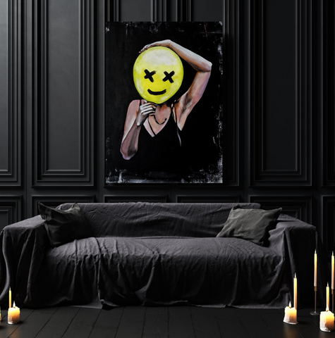 'Balloon Girl' CANVAS by Marta Hutt
