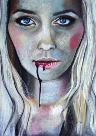 'Bite Me' ART PRINTS by Marta Hutt