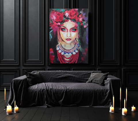 'Fierce Foreigner' CANVAS by Marta Hutt