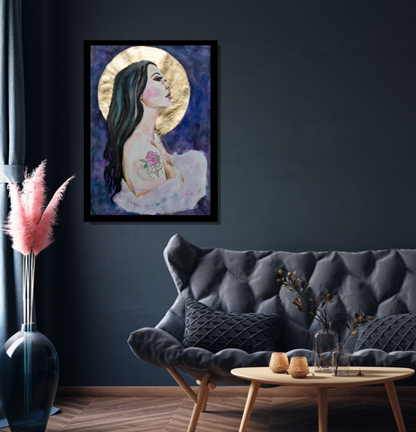 'Harvest Moon' ART PRINTS by Marta Hutt