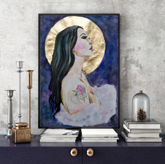 'Harvest Moon' ART PRINTS by Marta Hutt