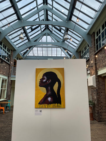 ex-display 'Sun Goddess' CANVAS by Marta Hutt