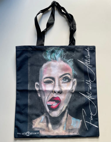 'Attitude' TOTE BAG by Marta Hutt