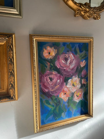'Roses Study II' ORIGINAL PAINTING by Marta Hutt