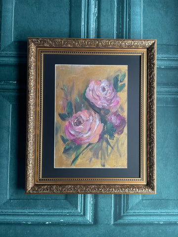 'Roses Study I' ORIGINAL PAINTING by Marta Hutt