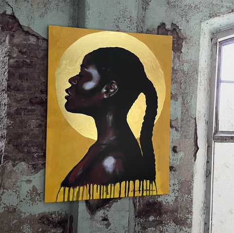 ex-display 'Sun Goddess' CANVAS by Marta Hutt