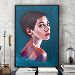 'I saw you looking' ART PRINTS by Marta Hutt