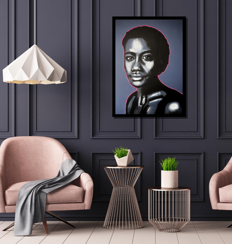 'Midnight Blue' ART PRINTS by Marta Hutt