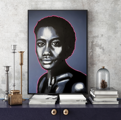 'Midnight Blue' ART PRINTS by Marta Hutt