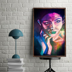 'Neon Girl' ART PRINTS by Marta Hutt