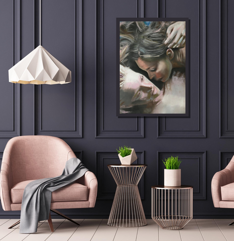 'Pillow Talk' ART PRINTS by Marta Hutt