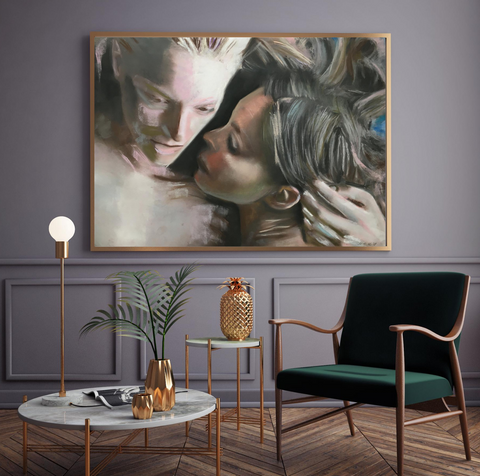 'Pillow Talk' ART PRINTS by Marta Hutt