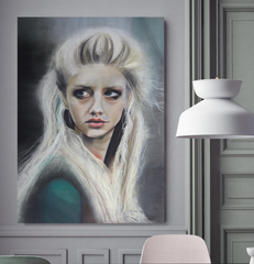 'Shield Maiden' ART PRINTS by Marta Hutt