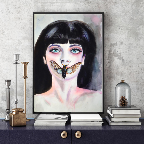 'Silence' ART PRINTS by Marta Hutt