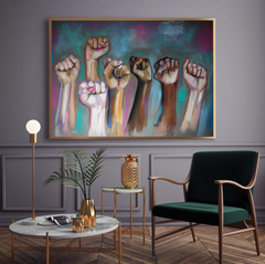 'Together We Rise' ART PRINTS by Marta Hutt