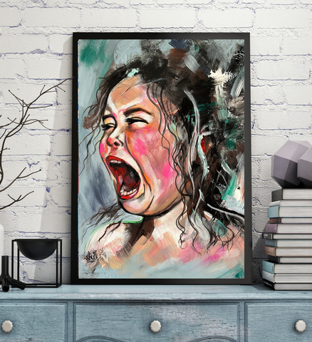 'Temper Tantrum' ART PRINTS by Marta Hutt