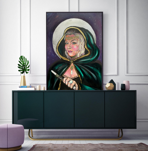 'The Good Witch' ART PRINTS by Marta Hutt