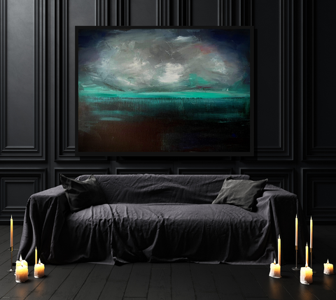 'Atlantic by Night' ART PRINTS by Marta Hutt