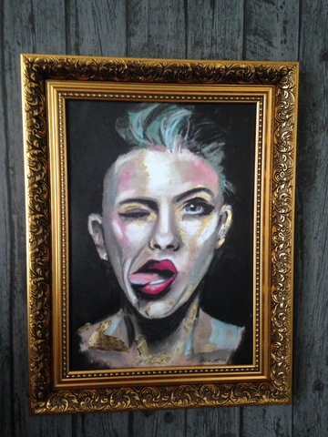 'Attitude Gold' ART PRINTS by Marta Hutt