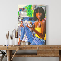 'Fast Food' ORIGINAL PAINTING by Marta Hutt