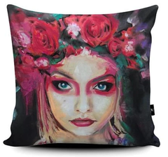 'Fierce Foreigner' CUSHION by Marta Hutt